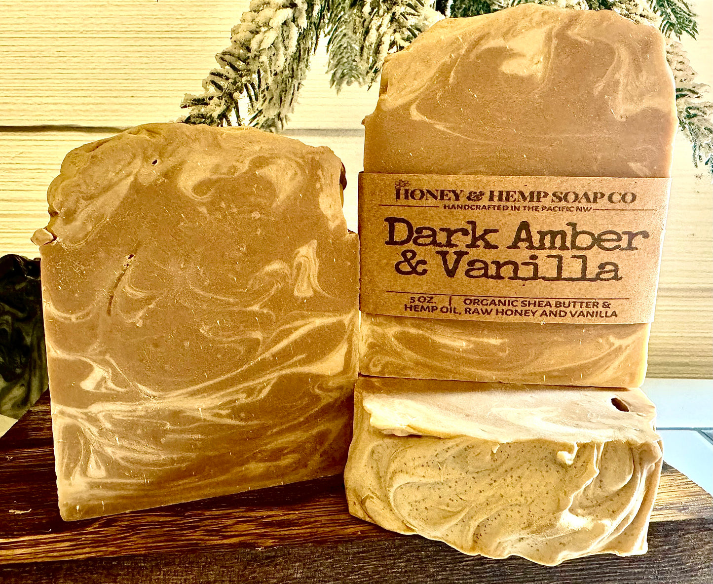 Dark Amber & Vanilla Soap