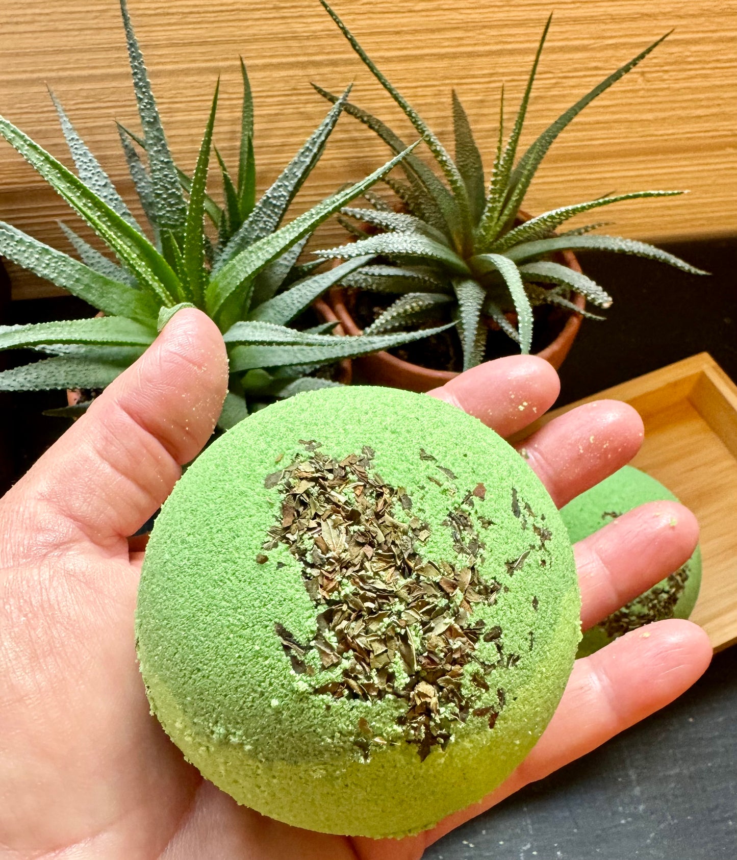 Peppermint Rosemary Bath Bomb
