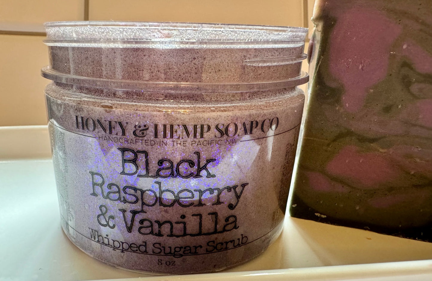 Black Raspberry Vanilla Whipped Sugar Scrub