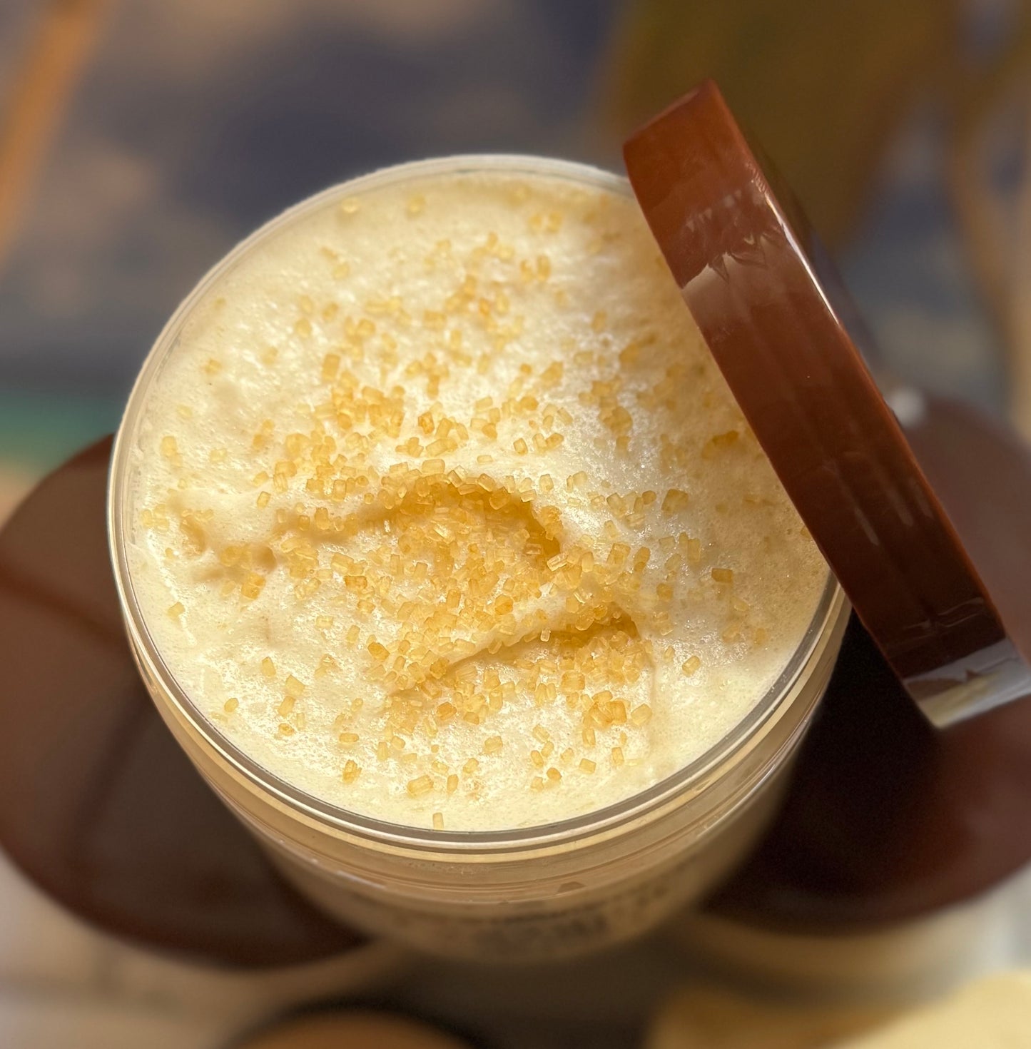 Coconut Vanilla Whipped Soap Sugar Scrub
