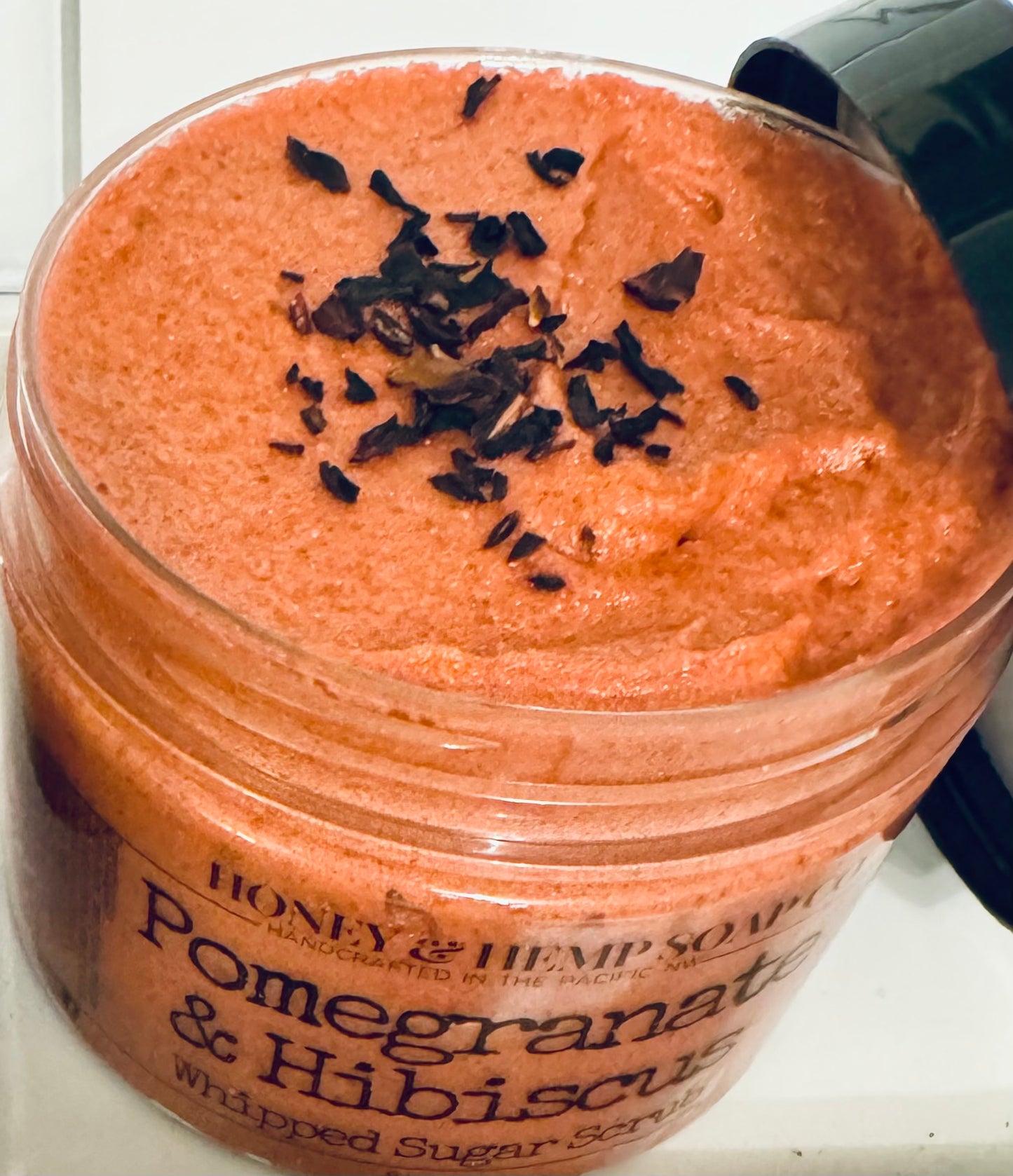 Pomegranate & Hibiscus Whipped Sugar Scrub