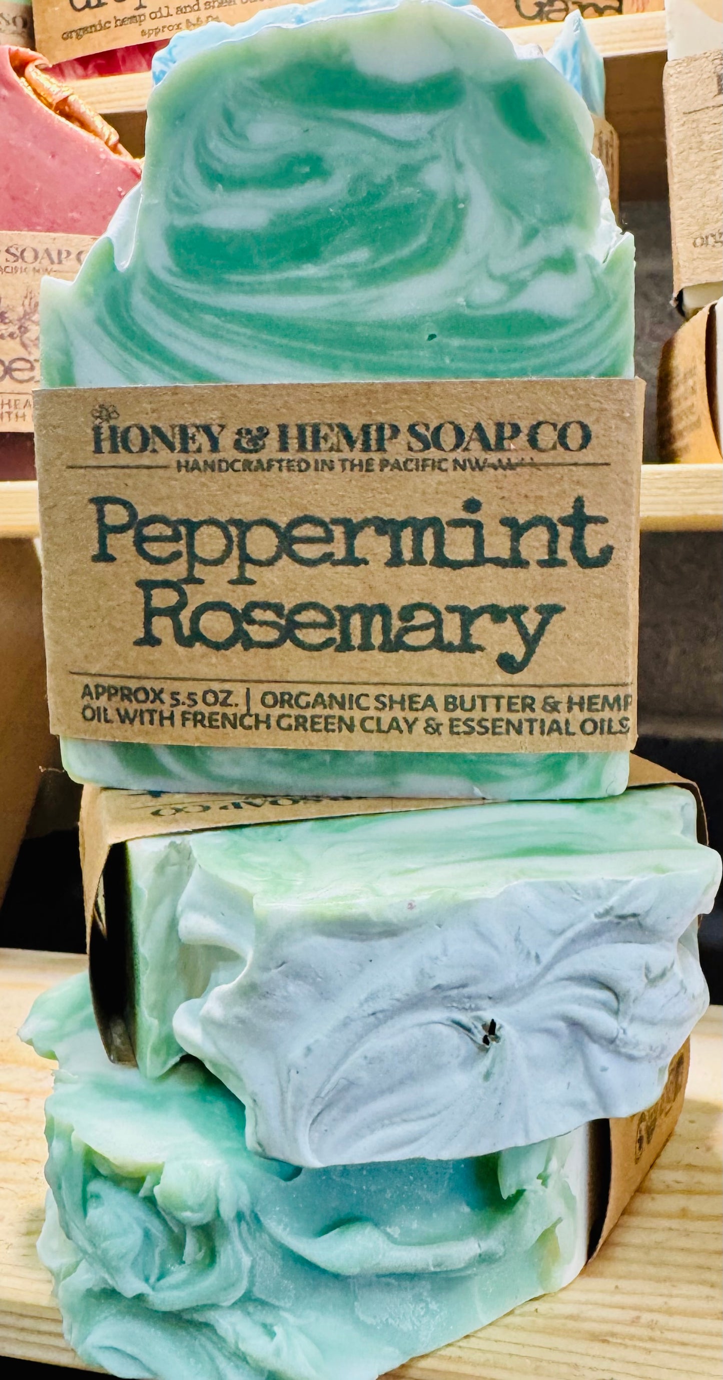 Peppermint Rosemary Soap