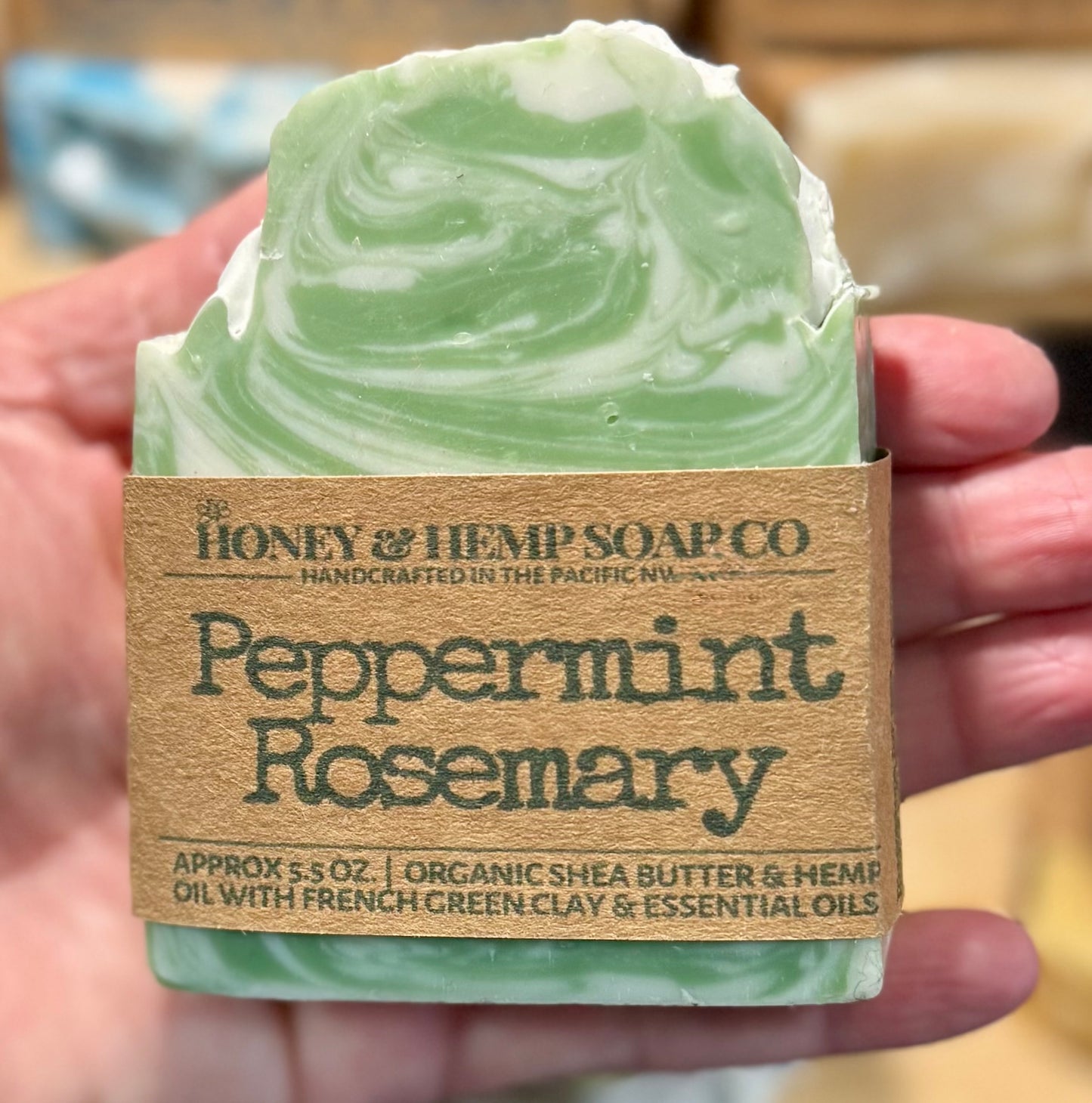 Peppermint Rosemary Soap