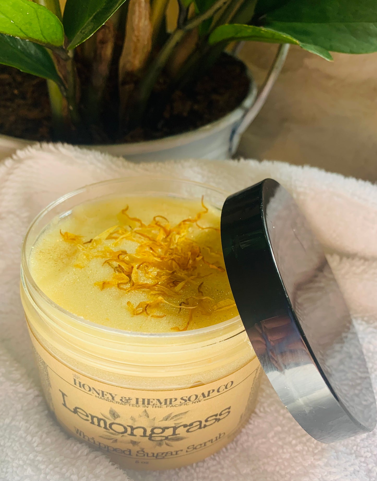 Lemongrass Whipped Sugar Scrub