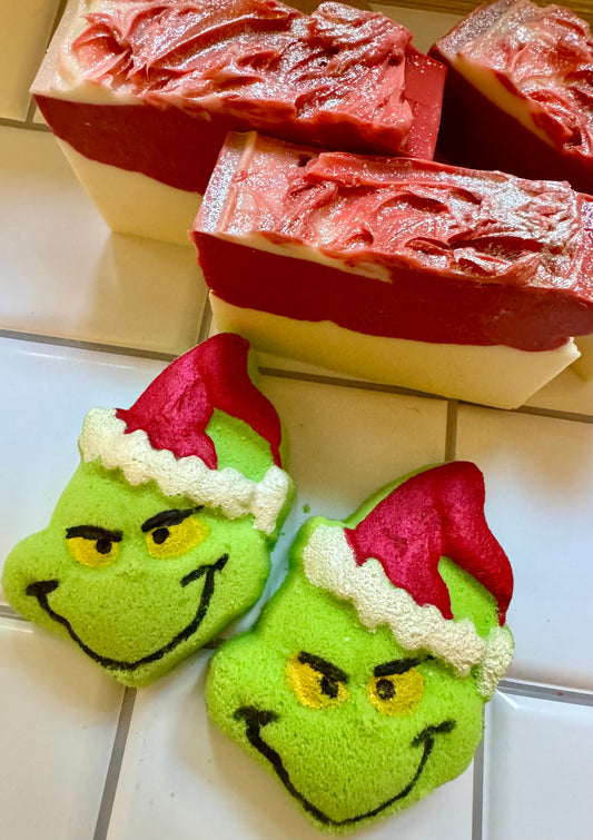 The Grinch Bath Bomb