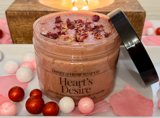 Heart’s Desire Whipped Sugar Scrub