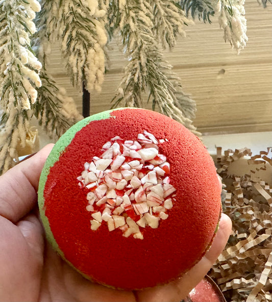 Peppermint Candy Bath Bomb