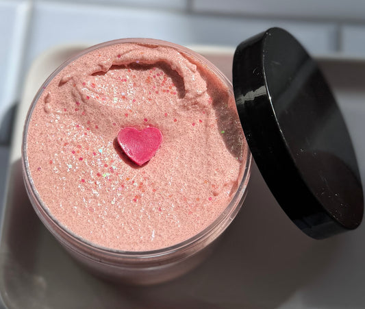 Pink Crush Whipped Soap Sugar Scrub